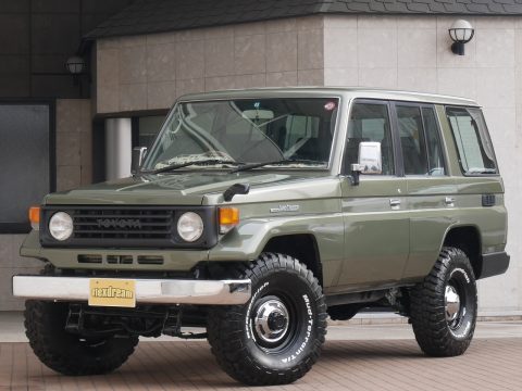 ランクル70　LX　【希少純正カラーオリーブグリーン　5速MT　リフトUP